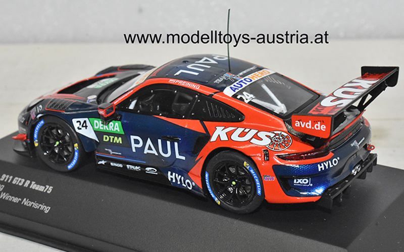 Porsche 911 GT3 R DTM 2022 Sieger Norisring Thomas PREINING Team KÜS 1:43 IXO