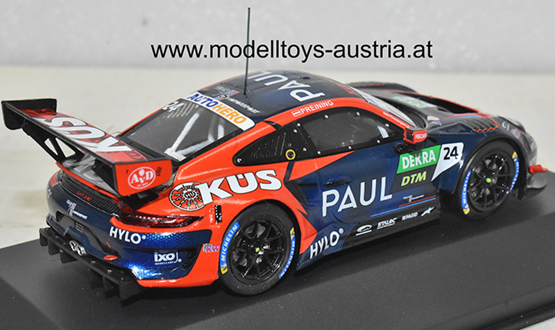 Porsche 911 GT3 R DTM 2022 Sieger Norisring Thomas PREINING Team KÜS 1:43 IXO