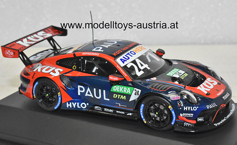 Porsche 911 GT3 R DTM 2022 Sieger Norisring Thomas PREINING Team KÜS 1:43 IXO