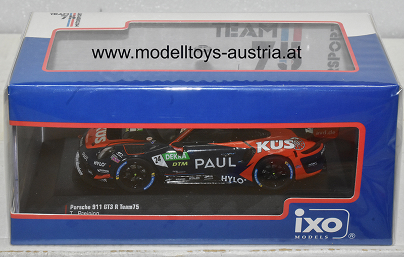 Porsche 911 GT3 R DTM 2022 Sieger Norisring Thomas PREINING Team KÜS 1:43 IXO