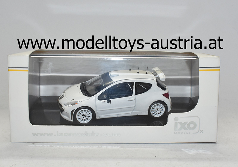 Peugeot 207 S2000 Rally Specs Plan Body weiss 1:43