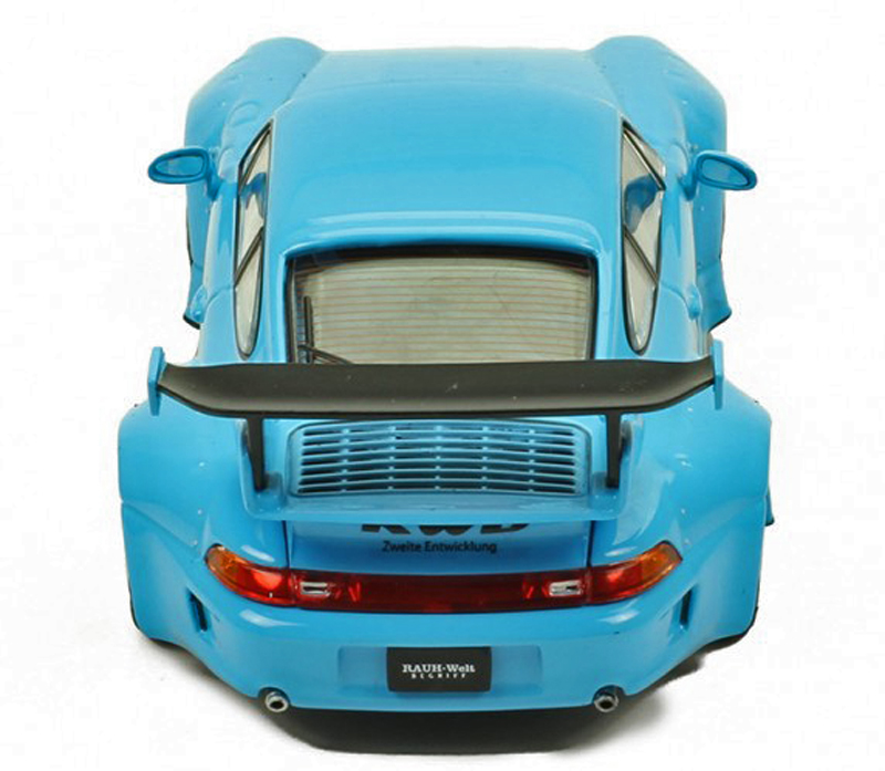 Porsche 911 993 Coupe RWB 993 RAUH Welt blau 1:43