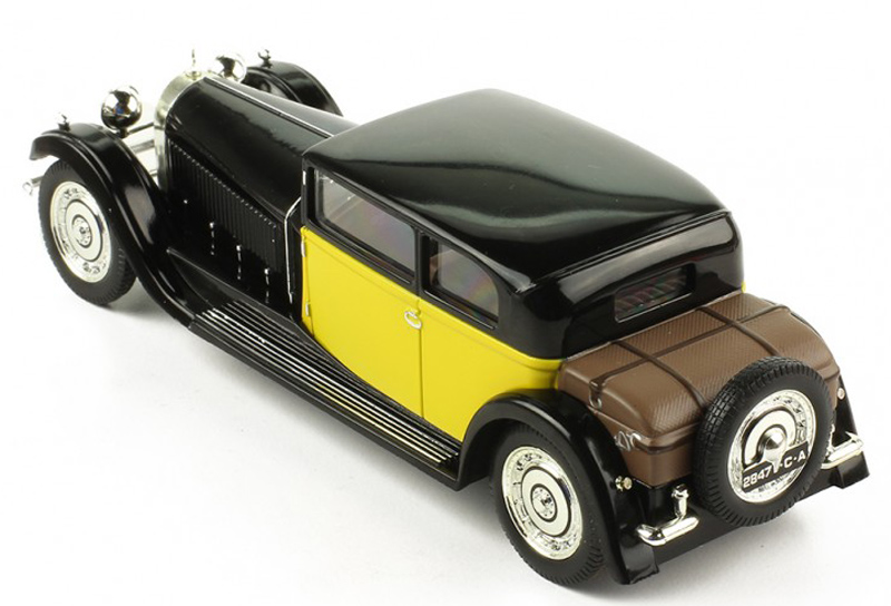 Bugatti 41 Royale Coach WEYMAN 1929 gelb / schwarz 1:43