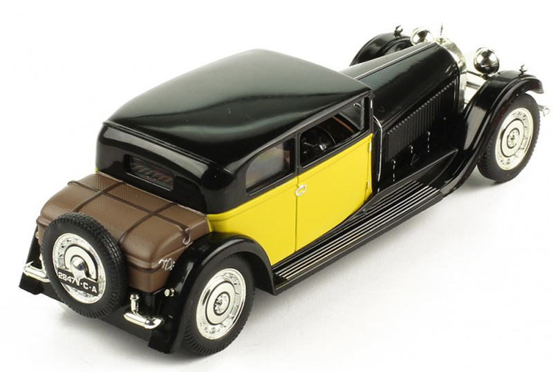 Bugatti 41 Royale Coach WEYMAN 1929 gelb / schwarz 1:43