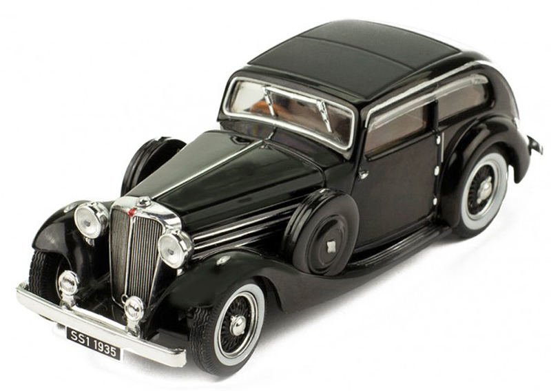 Jaguar SS1 Airline Coupe 1935 schwarz 1:43