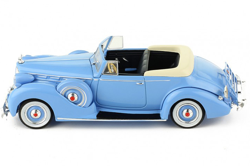 Packard Victoria Convertible Cabrio 1938 hell blau 1:43