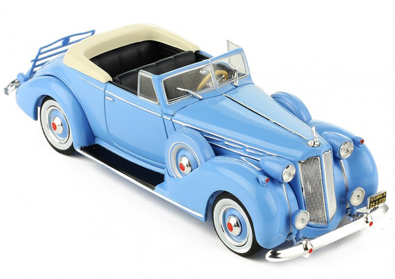 Packard Victoria Convertible Cabrio 1938 hell blau 1:43