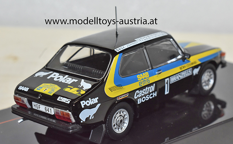 Saab 99 EMS 1977 Rally Schweden EKLUND / CEDERBERG 1:43