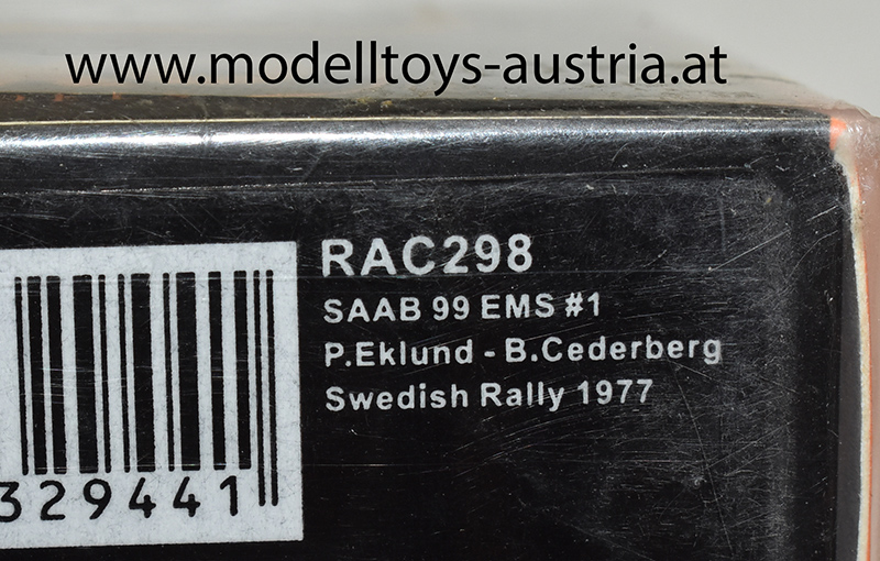 Saab 99 EMS 1977 Rally Schweden EKLUND / CEDERBERG 1:43