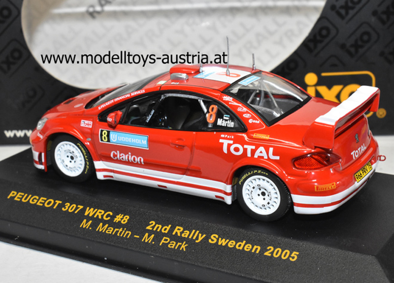 Peugeot 307 WRC 2005 Rally Schweden MÄRTIN / PARK 1:43