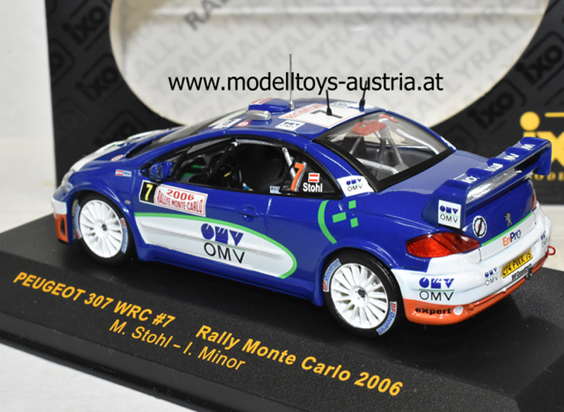 Peugeot 307 WRC 2006 Rally Monte Carlo STOHL / MINOR 1:43 IXO