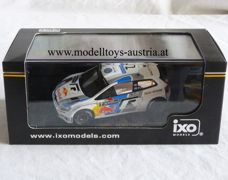VW Polo R WRC 2013 Rally Griechenland Acropolis Sieger Jari Matti LATVALA / Miikka ANTTILA 1:43