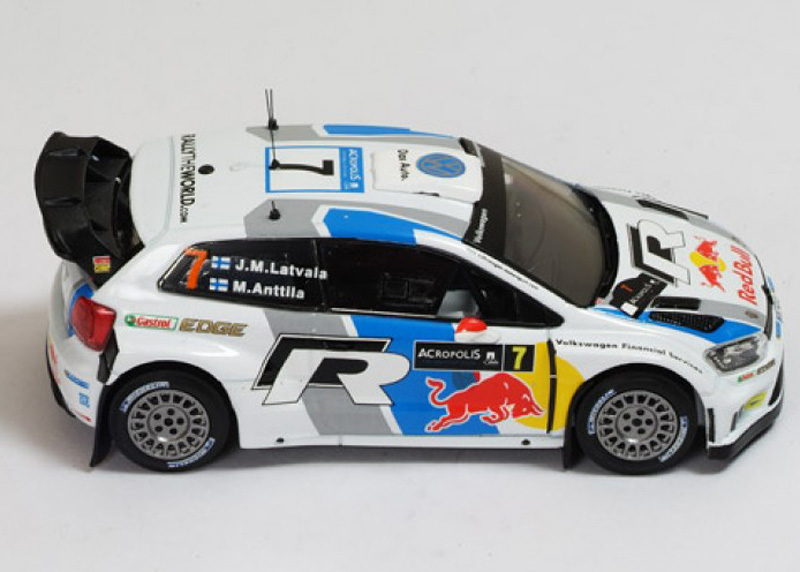 VW Polo R WRC 2013 Rally Griechenland Acropolis Sieger Jari Matti LATVALA / Miikka ANTTILA 1:43
