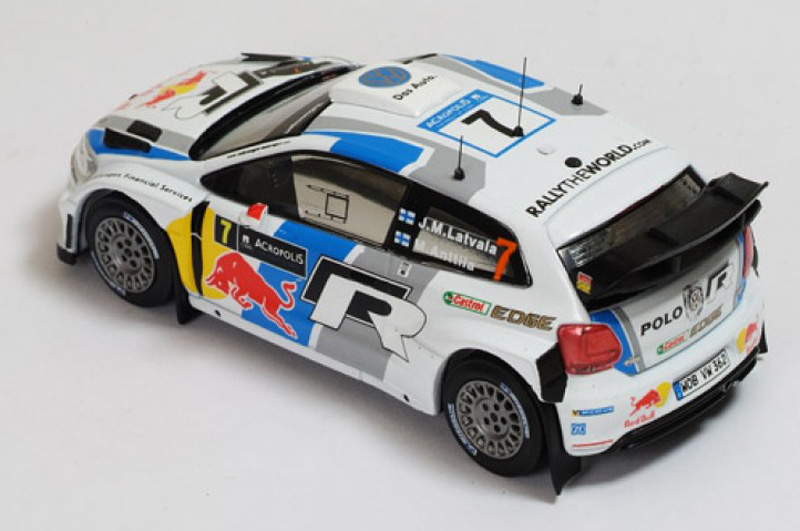VW Polo R WRC 2013 Rally Griechenland Acropolis Sieger Jari Matti LATVALA / Miikka ANTTILA 1:43
