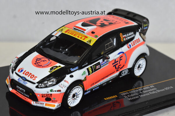 Ford Fiesta RS WRC 2014 Kubica / Benedetti Sieger Monza Rallye Show 1:43