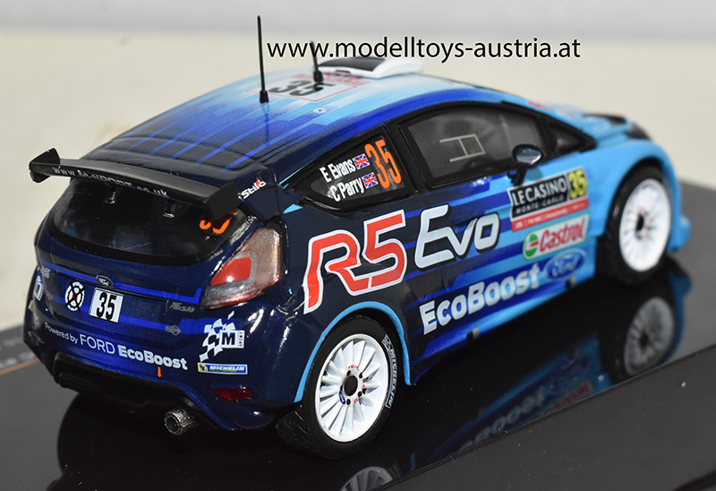 Ford Fiesta RS WRC 2016 Evans / Parry Rally Monte Carlo 1:43