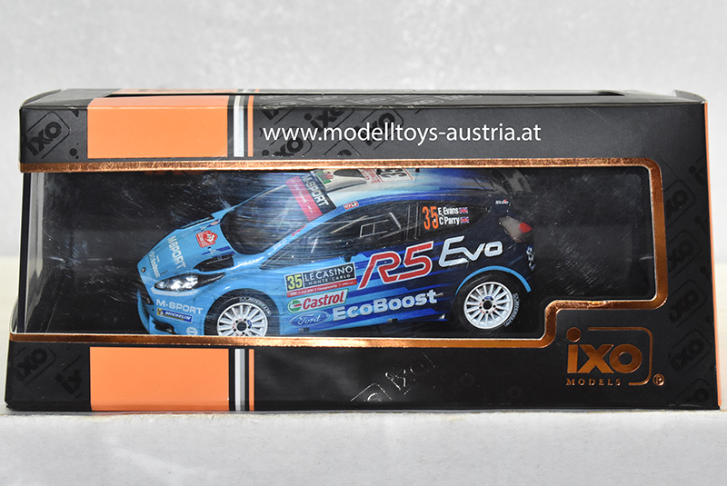 Ford Fiesta RS WRC 2016 Evans / Parry Rally Monte Carlo 1:43
