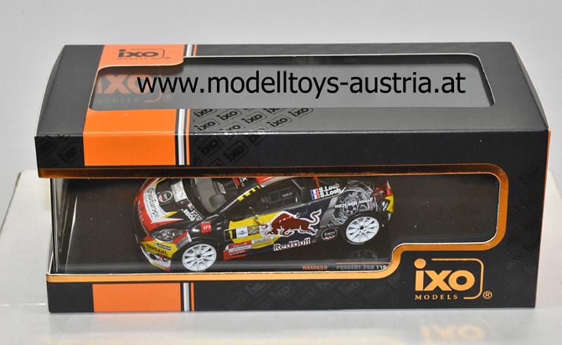 Peugeot 208 T16 R5 2017 Rally du Chablais S.LOEB / S.LOEB 1:43