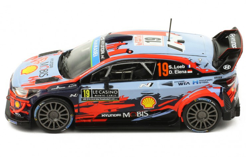 Hyundai i20 Coupe WRC 2019 Rally Monte Carlo S.Loeb / D.Elena 1:43