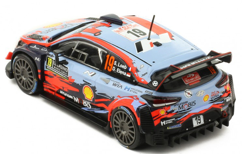 Hyundai i20 Coupe WRC 2019 Rally Monte Carlo S.Loeb / D.Elena 1:43