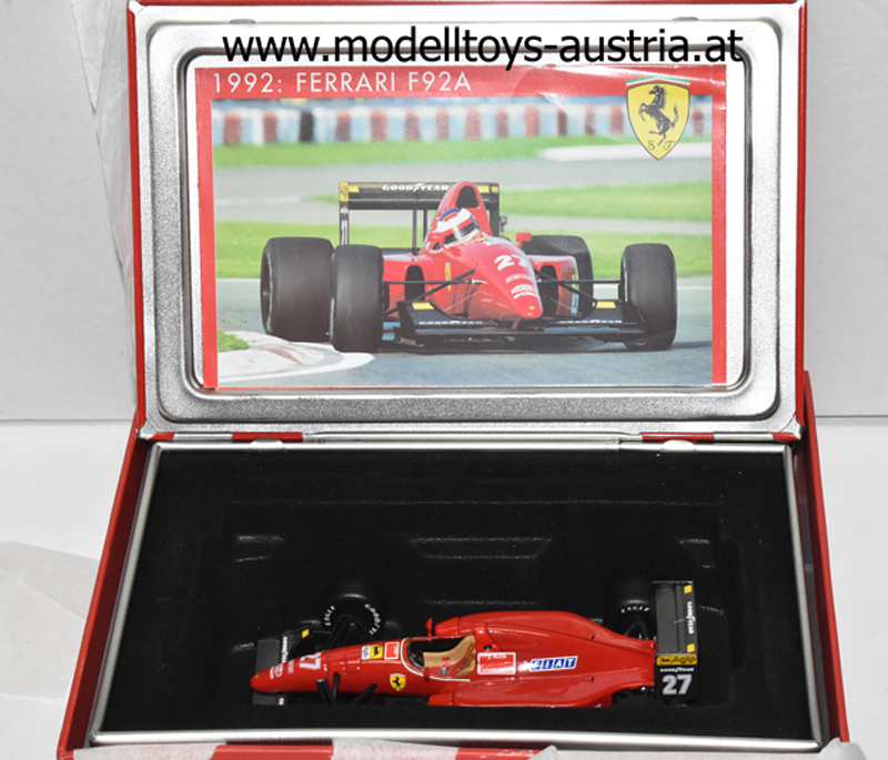 Ferrari F92A 1992 Jean ALESI Frankreich GP 1:43