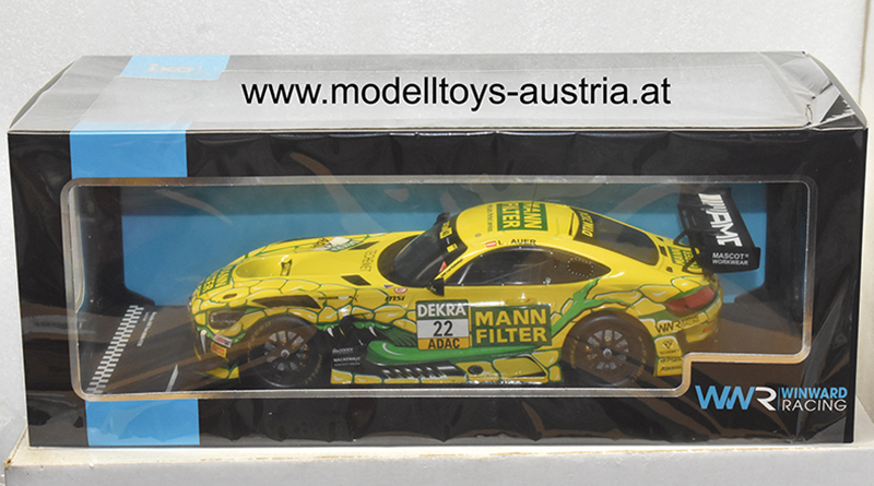 Mercedes Benz AMG GT3 Evo 2024 DTM Lucas AUER Team Winward 1:18