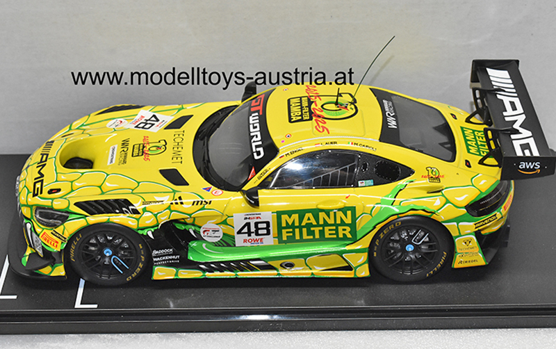 Mercedes Benz AMG GT3 Evo 2025 SPA 24 Stunden Rennen Lucas AUER / Matteo CAIROLI / Maro ENGEL Team Winward 1:18