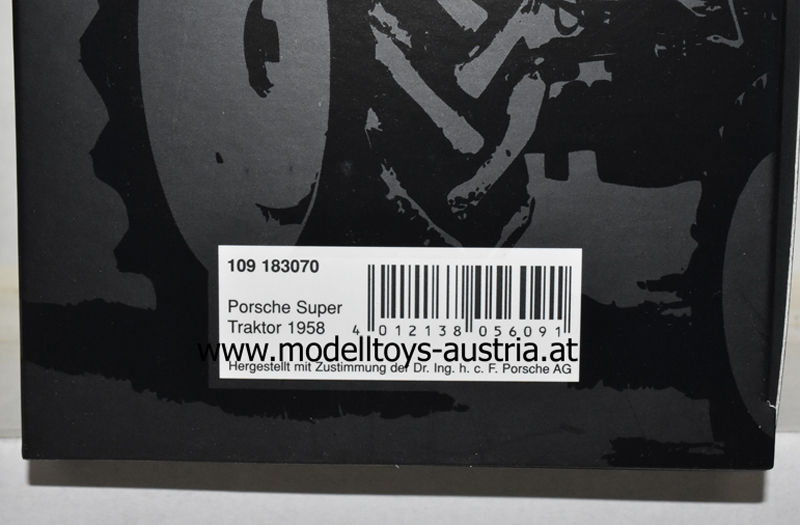 Porsche Super Traktor 1958 rot 1:18