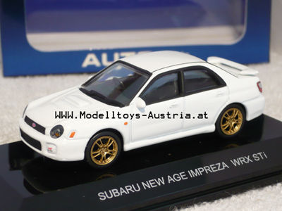 Subaru Impreza WRX STi 2001 New Age weiss 1:64