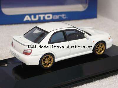 Subaru Impreza WRX STi 2001 New Age weiss 1:64