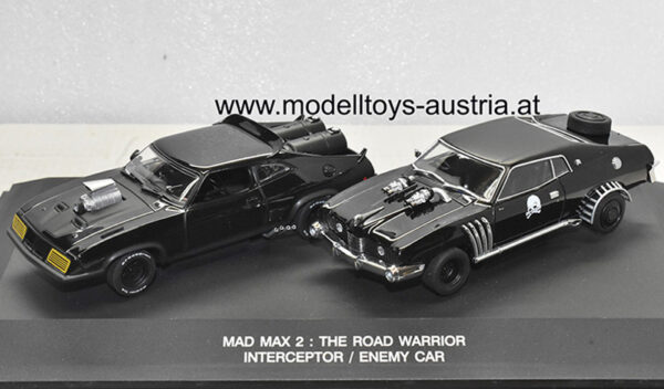 Ford Falcon Mad Max 2 THE ROAD WARRIOR Interceptor + Gegner 1:43