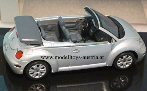 VW New Beetle Cabrio silber metallik 1:43