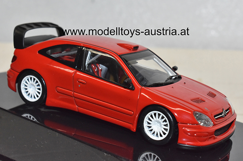 Citroen Xsara WRC 2004 PLAIN BODY Version rot 1:43