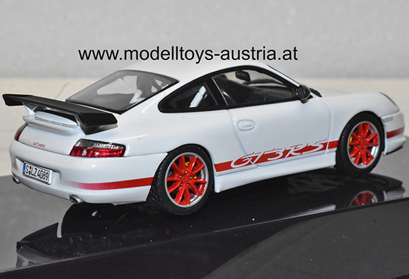 Porsche 911 996 Coupe GT3 RS 2004 weiss / rot 1:43