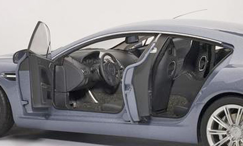 Aston Martin Rapide 2010 blau metallik 1:18