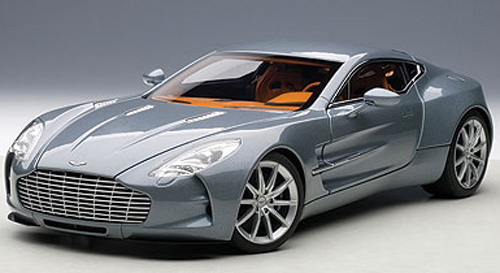 Aston Martin One-77 One 77 V12 Coupe hellblau metallik 1:18