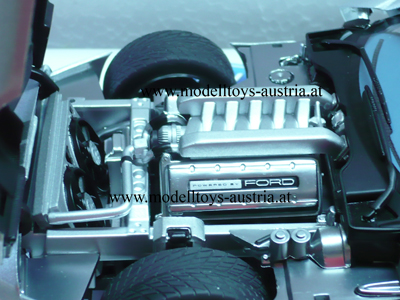 Ford Shelby GR-1 Concept Car 2005 silber metallik 1:18