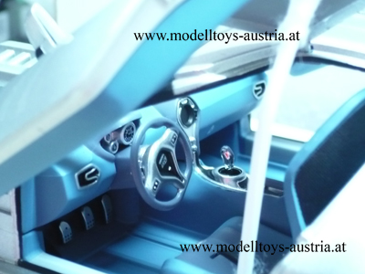 Ford Shelby GR-1 Concept Car 2005 silber metallik 1:18