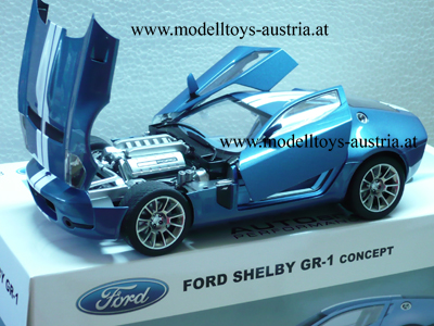 Ford Shelby GR-1 Concept Car 2005 blau metallik 1:18