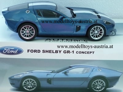 Ford Shelby GR-1 Concept Car 2005 blau metallik 1:18