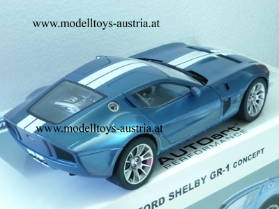 Ford Shelby GR-1 Concept Car 2005 blau metallik 1:18