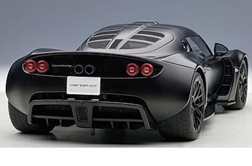 Hennessey Venom GT Spyder 2010 Carbon matt schwarz 1:18