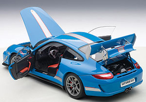 Porsche 911 997 Coupe GT3 RS 4.0 2011 blau 1:18