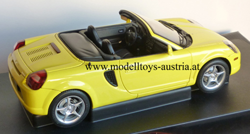 Toyota MR2 MR 2 W3 Spyder Cabrio 2000 gelb 1:18