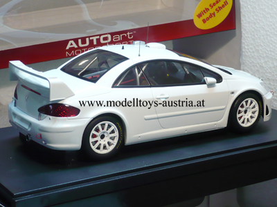 Peugeot 307 WRC 2005 PLAIN BODY Version weiss 1:18