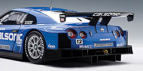Nissan Skyline R35 GT-R Super GT 2008 CALSONIC blau 1:18