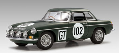 MG B GT Cabrio Hard Top MK II 1967 Nürburgring dunkelgrün 1:18