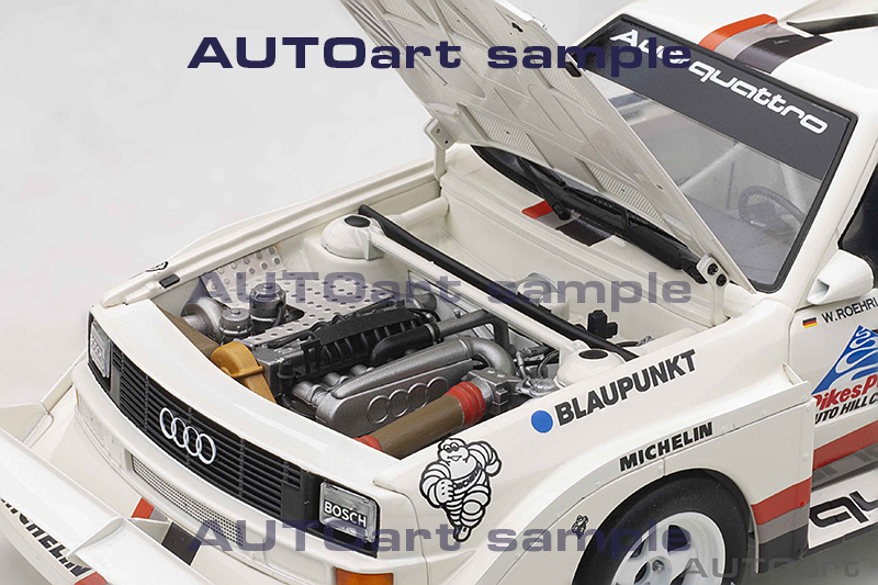 Audi Sport Quattro S1 1987 Sieger Pikes Peak Walter RÖHRL 1:18 AutoArt