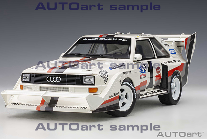 Audi Sport Quattro S1 1987 Sieger Pikes Peak Walter RÖHRL 1:18 AutoArt
