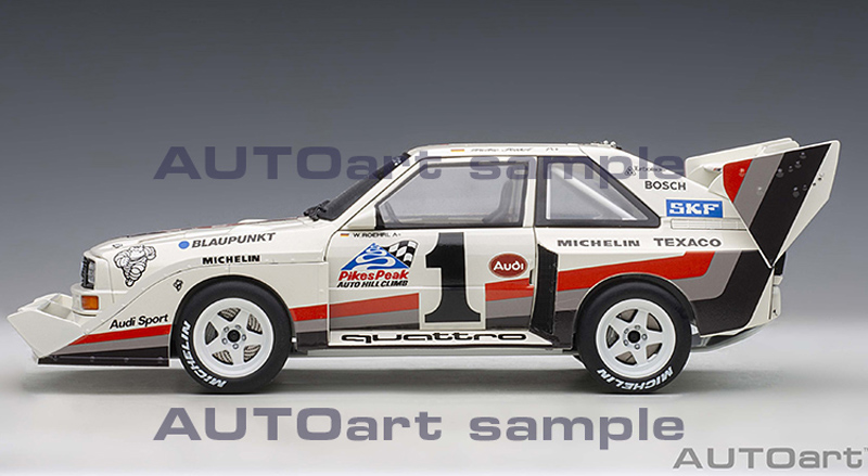 Audi Sport Quattro S1 1987 Sieger Pikes Peak Walter RÖHRL 1:18 AutoArt